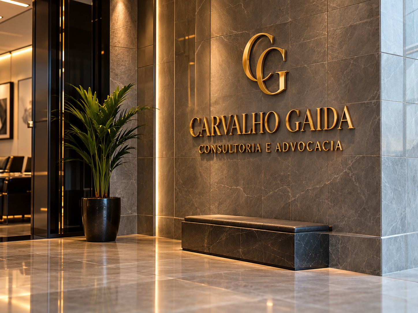 Representação ilustrativa da recepção Carvalho Gaida